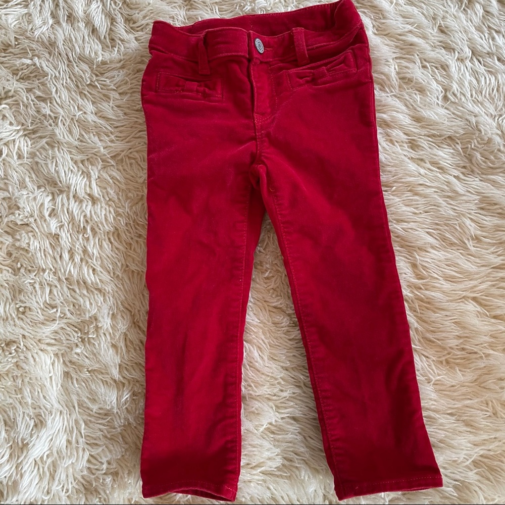 Gap Kids Red Velvet Girls Jeans